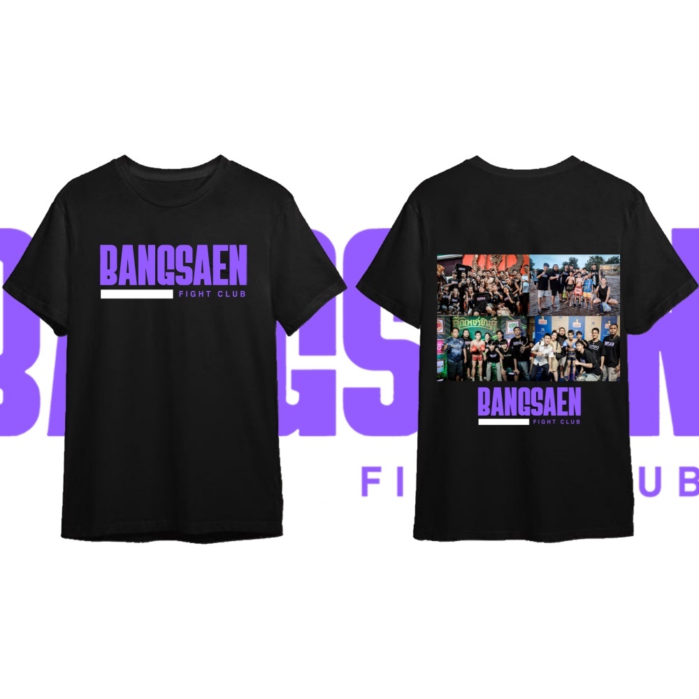 เสื้อบางแสนสู้ไม่มีถนนข้างหน้า bangsaen fight club tshirt เสื้อยืดผ้าฝ้ายคอกลม ขนาดเสื้อยืดS-5XL#04