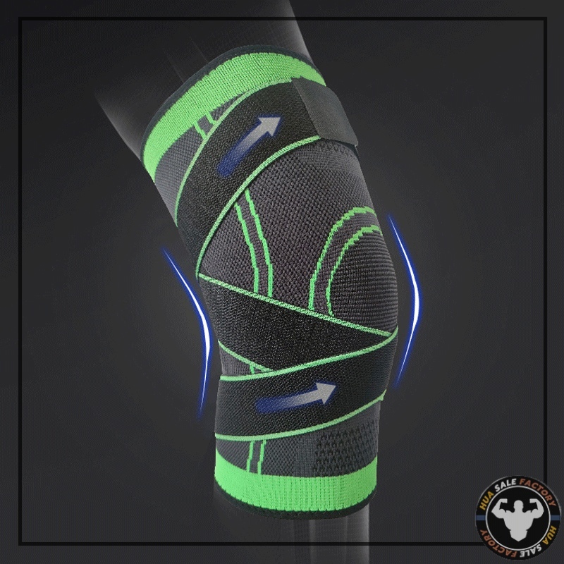 ยืดหยุ่น สําหรับเล่นกีฬา สนับเข่า สําหรับออกกําลังกาย ฟิตเนส วิ่ง ปลอกพยุงหัวเข่า 1 pcs