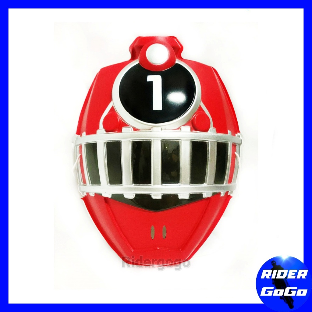 หน้ากาก แฟนซี งานวัด ขบวนการ 5 สี Super Sentai เกรดงานญี่ปุ่น พลาสติกหนา แข็งทนทาน ของแท้ - รูปที่ 3