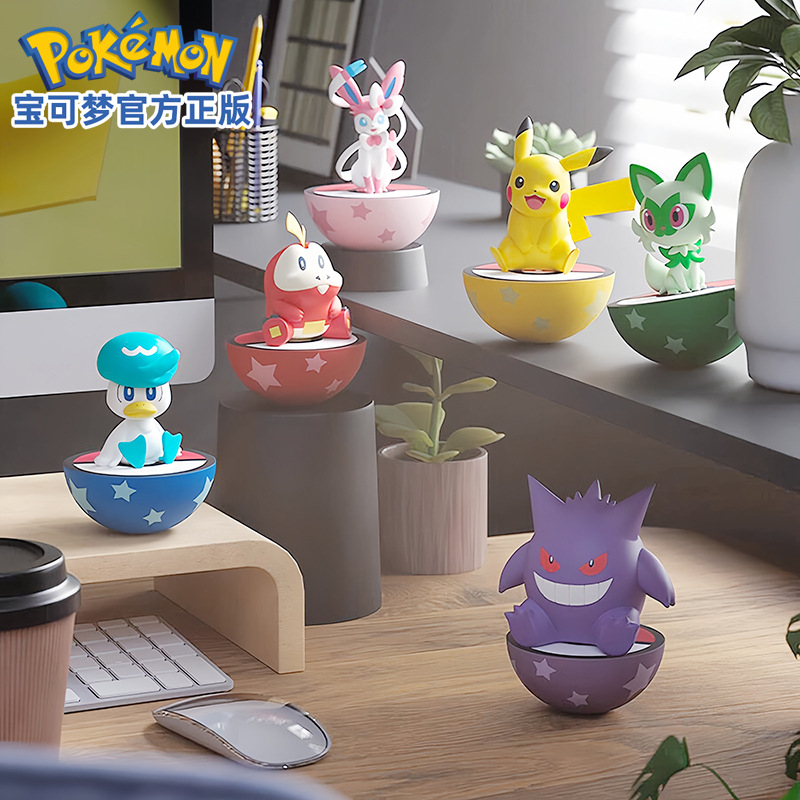 ฟิกเกอร์ตุ๊กตาล้มลุกโปเกม่อน (Pokemon Tumbler) น่ารักมากๆ มี 6 แบบให้เลือก ลิขสิทธิ์แท้ พร้อมส่ง