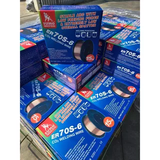 **(15kg./ลัง)** ลวดเชื่อม MIG Co2 ER70S-6 SUMO ลวดเชื่อม มิก ซูโม่ 15กก. SB+