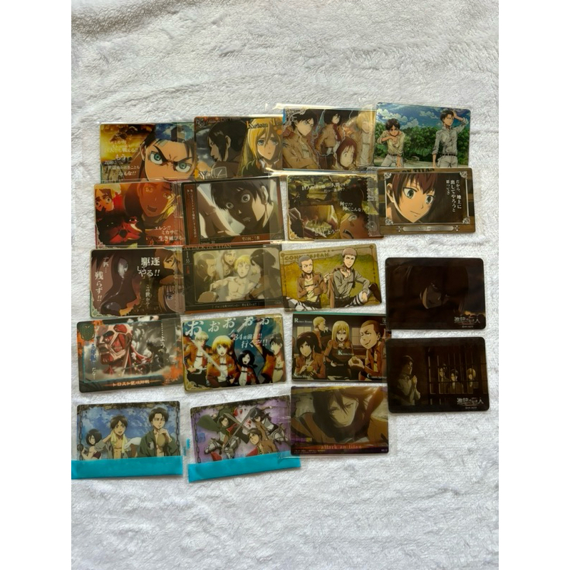 การ์ด goods attack on titan ของสะสมผ่าพิภพไททัน