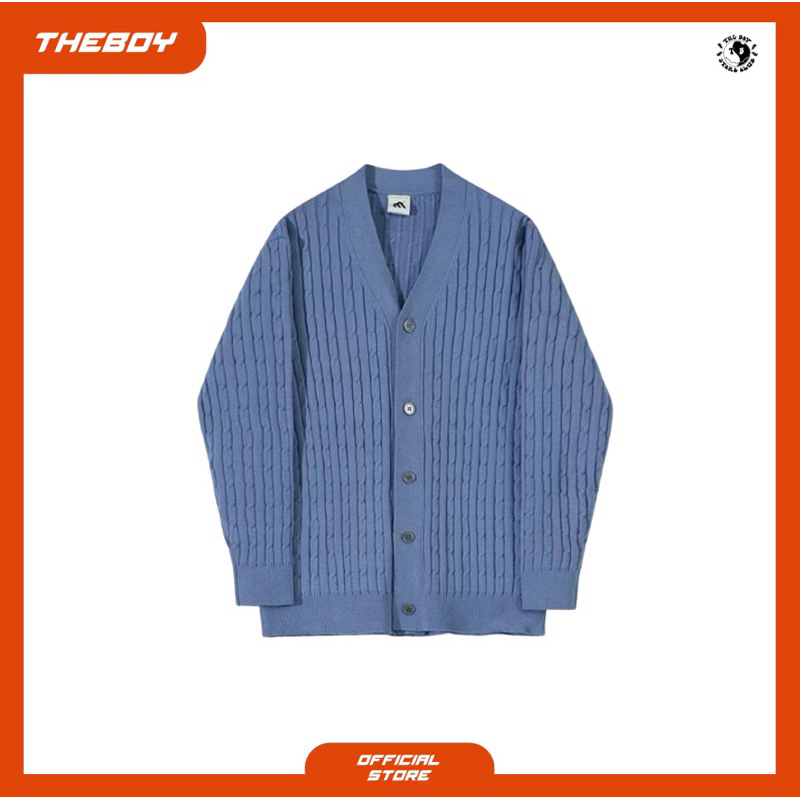 THEBOY-MINSON CARDIGAN เสื้อคาร์ดิเกนไหมพรม ทรงสลิมฟิต