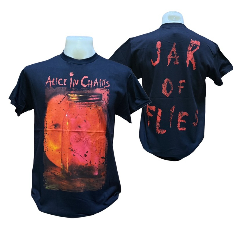 เสื้อวง ALICE IN CHAINS T-SHIRT ลาย JAR OF FLIES ลิขสิทธิ์ของแท้ EU