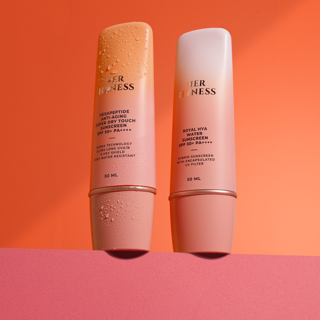 พร้อมส่ง HER HYNESS Sunscreen SPF 50+ PA++++ EXP:08/2027 ซื้อครบ 3000 มีสินค้าสุดน่ารักแถมค่ะ