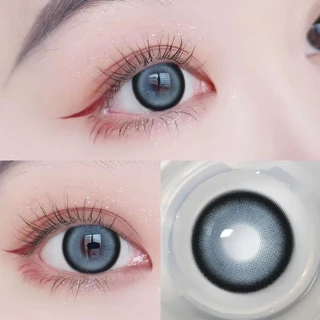 จัดส่งภายใน 24 ชม. {องศา -0.00~-4.50} คอนแทคเลนส์สายตาสั้น ตาสีฟ้าโต 14.2-14.5 mm.