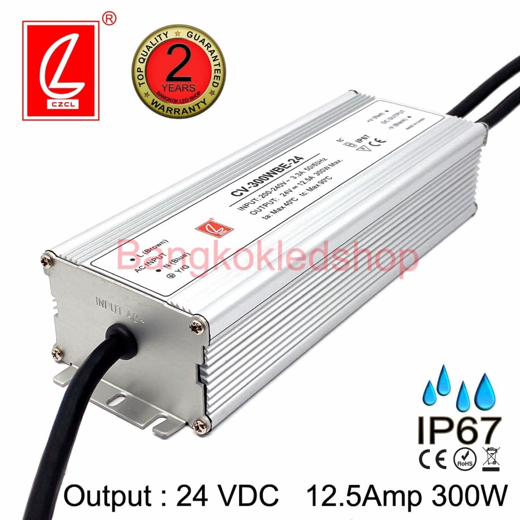 CV-300WBE-24 LED Driver Chuanglian 24V 300W ไดรเวอร์แปลงไฟแอลอีดี สำหรับติดตั้งไฟ LED คุณภาพสูง