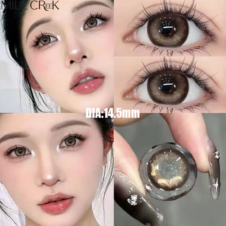 COD【0.00-8.00】MILL CREEK เลนส์ค่าสายตาสั้น สั้นผ่านมาตรฐานสากลคอนแทคเลนส์ Contact Lens14.2/14.5mm