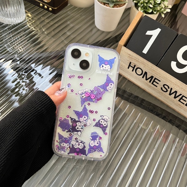 AD294 เคสตู้น้ำลายคุโรมิ Kuromi งานสีสวยลายน่ารักๆ พร้อมส่งจากไทย