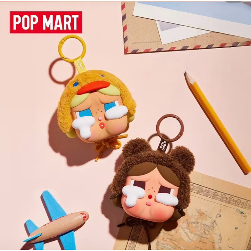 POP MART CRYBABY Tears Factory series Earphone bag ของแท้พร้อมส่ง