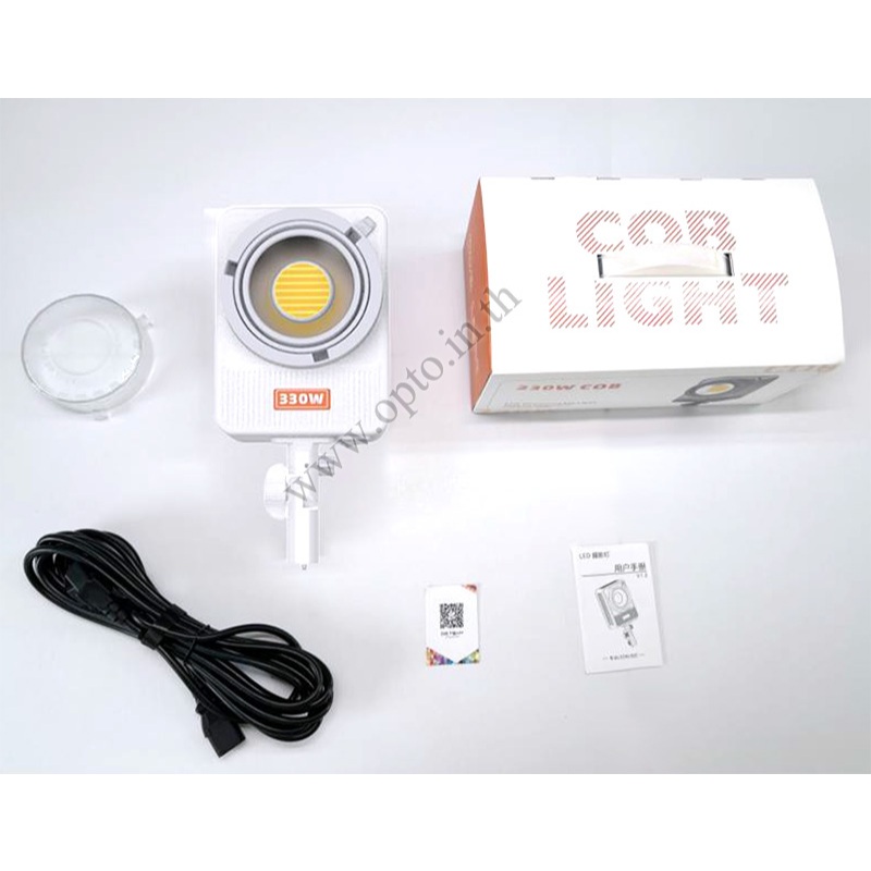 G330 White LED Bowens Flood Light 330w 2700-6500k ปรับค่าสีและปรับกำลังไฟได้ Sport Light ไฟLED สีขาว