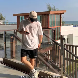 TOMORROW- เสื้อOVERSIZE/Premium ลาย Slow down and Enjoy your Life