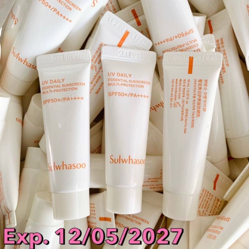 ครีมกันแดดSulwhasoo UV Daily Essential Sunscreen Multi-ProtectionSPF 50+/PA++++ ขนาด 10 ml