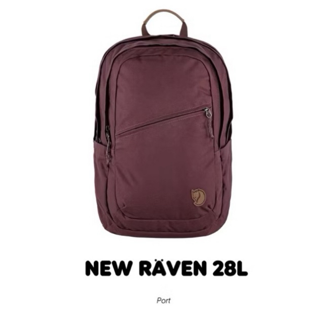 กระเป๋าเป้ Fjallraven - Raven 28L NEW 2022! สีแดง port