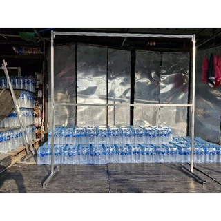 ราว2ชั้นราวเหล็กกล่อง1×1นิ้ว สูง150×300//สูง160×320ชม/สูง180×300ชม.//สูง160×160/สูง180×150หล็กชุปกัลวาในช์แข็งแรง