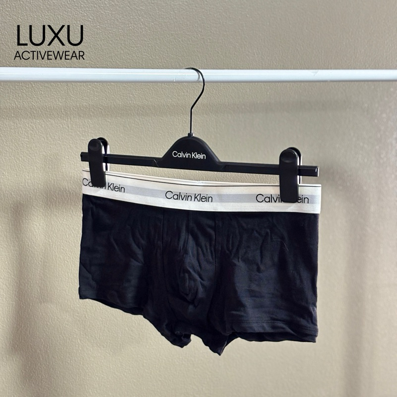 (พร้อมส่ง){แบ่งขาย1ตัว} CALVIN KLEIN กางเกงในชาย Modern Cotton Stretch 3-Pack Low Rise Trunk ของแท้