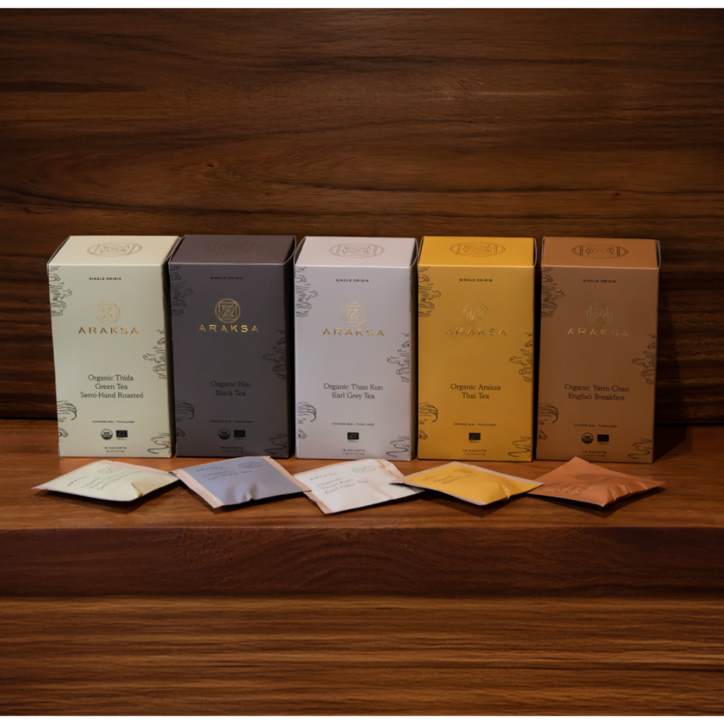 ARAKSA Thida Green Tea 15 Sachets Box - รูปที่ 3