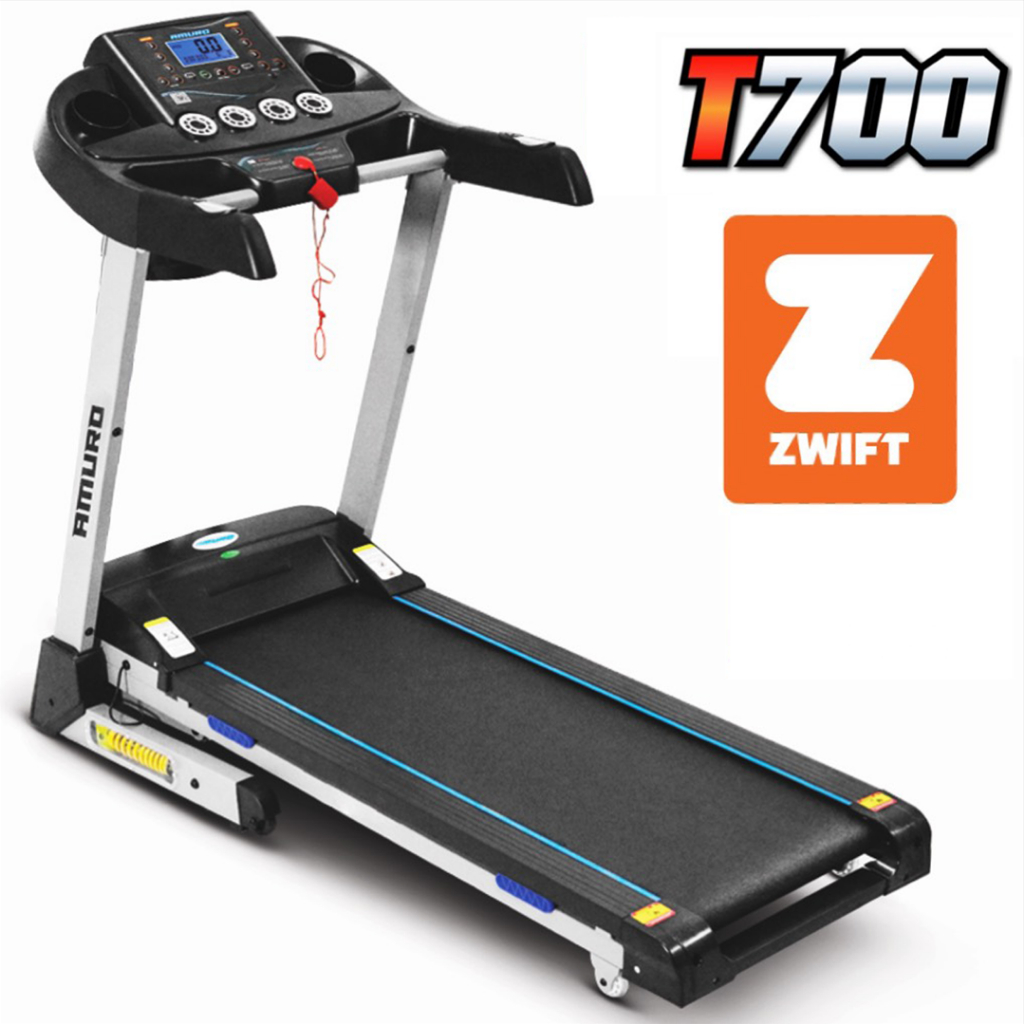 ลู่วิ่งไฟฟ้าAMURO T700 3.0 แรงม้า (รองรับ ZWIFT) กว้าง 42cm ระบบโช็คอัพ