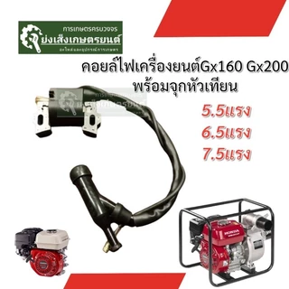 คอยไฟ คอยล์ไฟเครื่องสูบน้ำ คอยไฟเครื่องสูบน้ำ คอยไฟเครื่องgx160 gx200