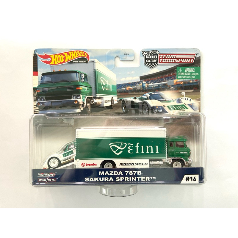 Hot Wheels | | MAZDA 787B SAKURA SPRINTER ~ TEAM TRANSPORT |‼️แพคพลาสติกแตก แพคยับไม่สวย มีมุมยับ ขอบแพคไม่เนี๊ยบไม่คม‼️