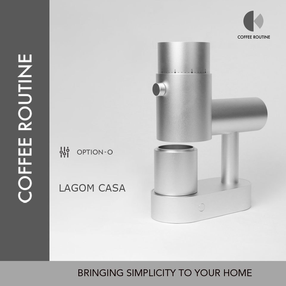LAGOM Casa เครื่องบดกาแฟจาก OPTION-O + ฟรี ฝาปิดโถอะคริลิค