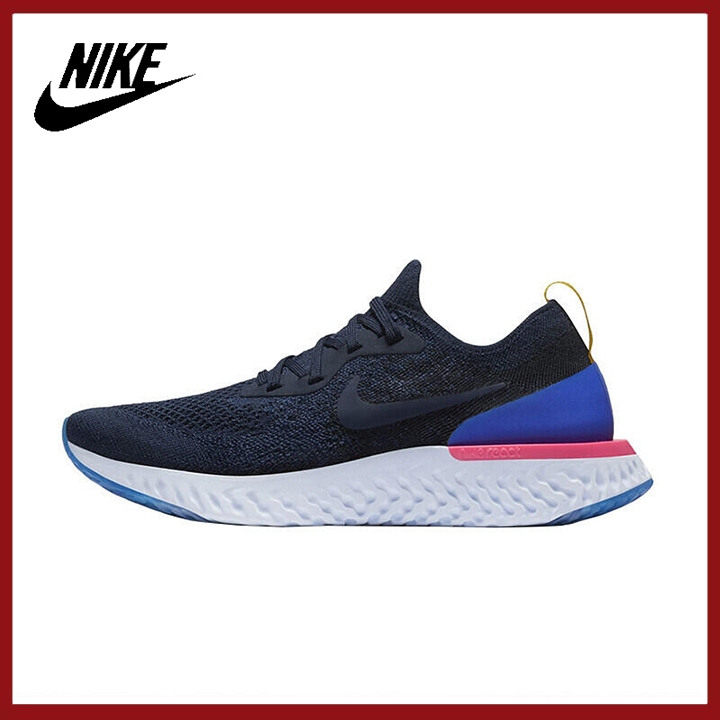 【โปรโมชั่นสินค้าใหม่】Nike Epic React Flyknit รองเท้าผ้าใบสำหรับผู้ชาย และผู้หญิง