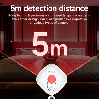 Hoco GM231 เลนส์อินฟาเรดส่องหากล้องแอบถ่ายสอดแนมในห้อง Anti spy Camera Detector