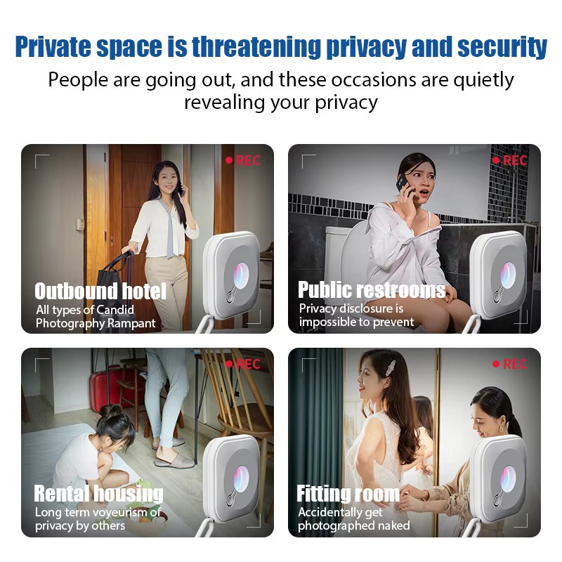 Hoco GM231 เลนส์อินฟาเรดส่องหากล้องแอบถ่ายสอดแนมในห้อง Anti spy Camera Detector