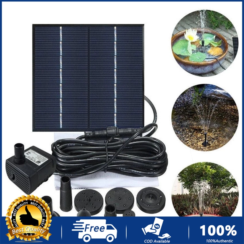 【ส่งจากกรุงเทพ】Solar Pump น้ำพุโซล่าเซลล์ ปั๊มน้ำพุ(เล็ก) น้ำพุพลังงานแสงอาทิตย์ solar powered fountain pump