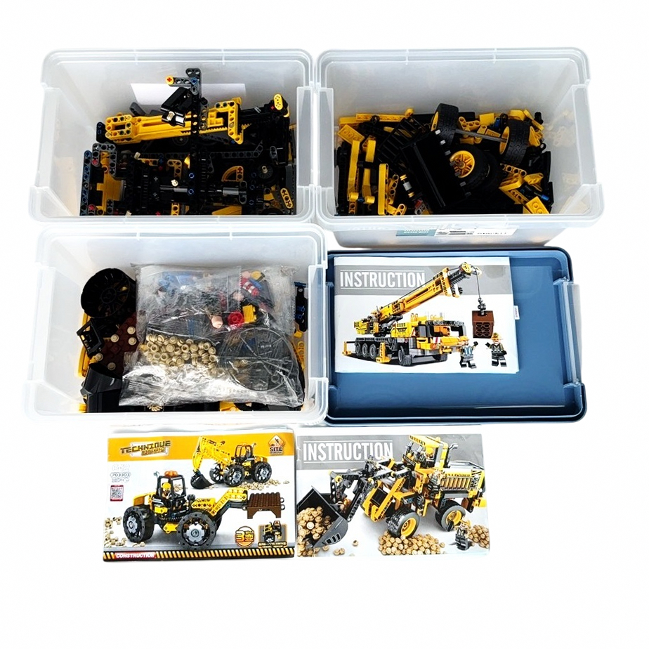 Lego ต่อเสริมทักษะ YELLOW MOBILE CONSTRUCTION รถยก , รถตัก2