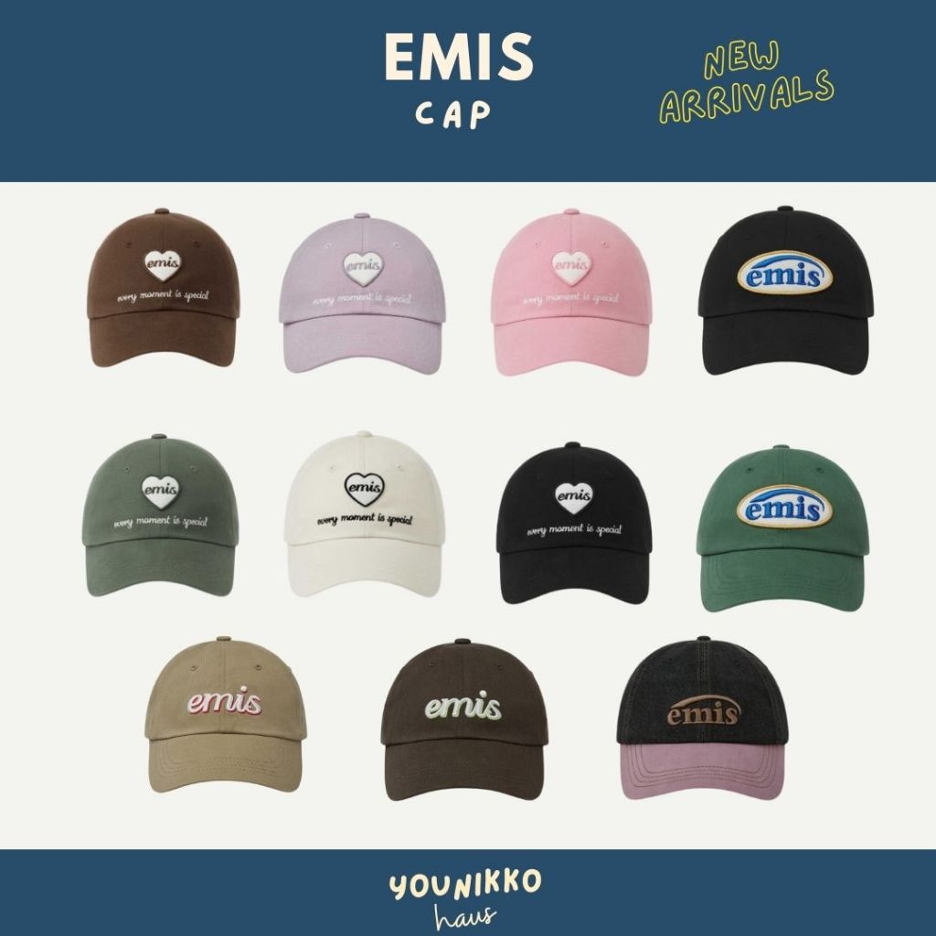 (พร้อมส่ง) หมวก Emis Heart Wappen Ball Cap รวมรุ่นยอดฮิต