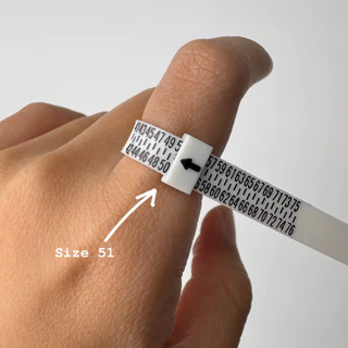 Cheewa Studio | Ring Sizer ที่วัดไซส์แหวน สายวัดไซส์แหวน 41-76 mm