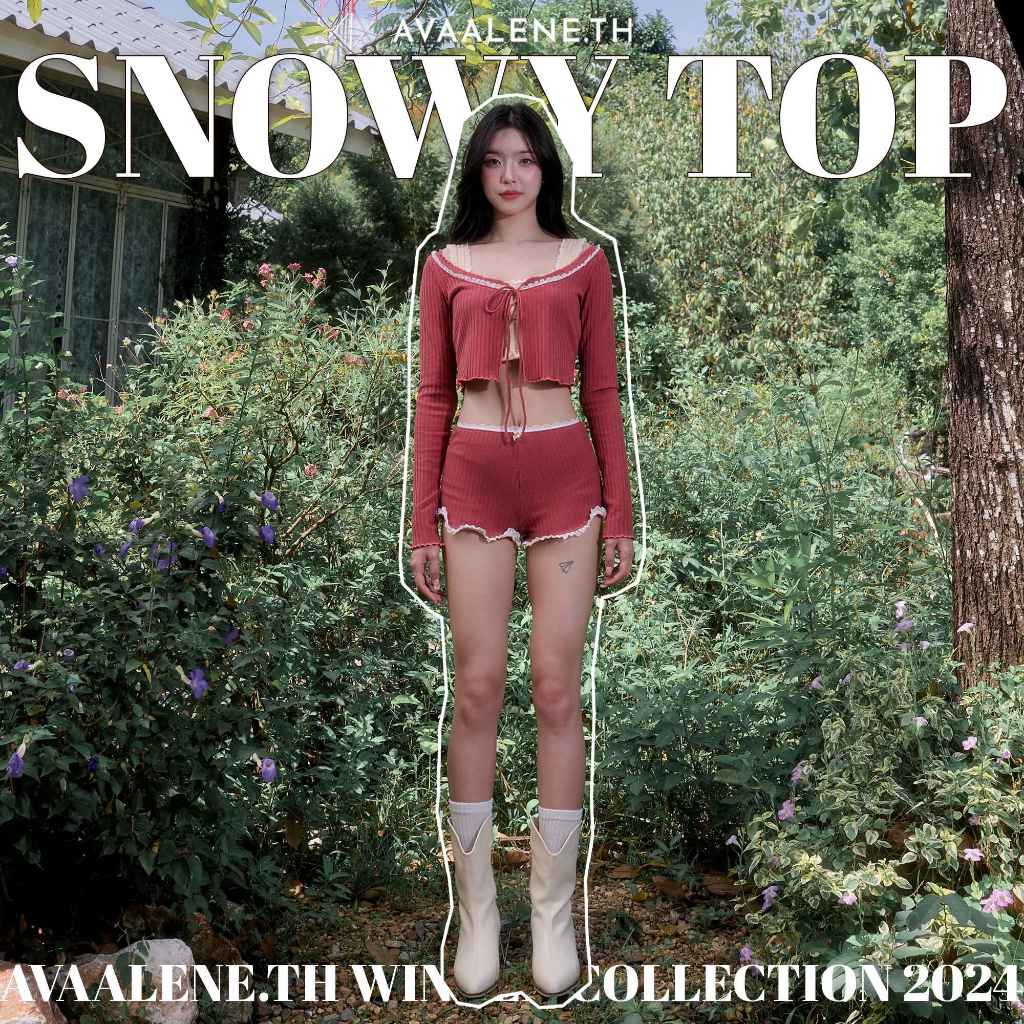 AVAALENE.TH - WINTER COLLECTION 2024 - SNOWY TOP