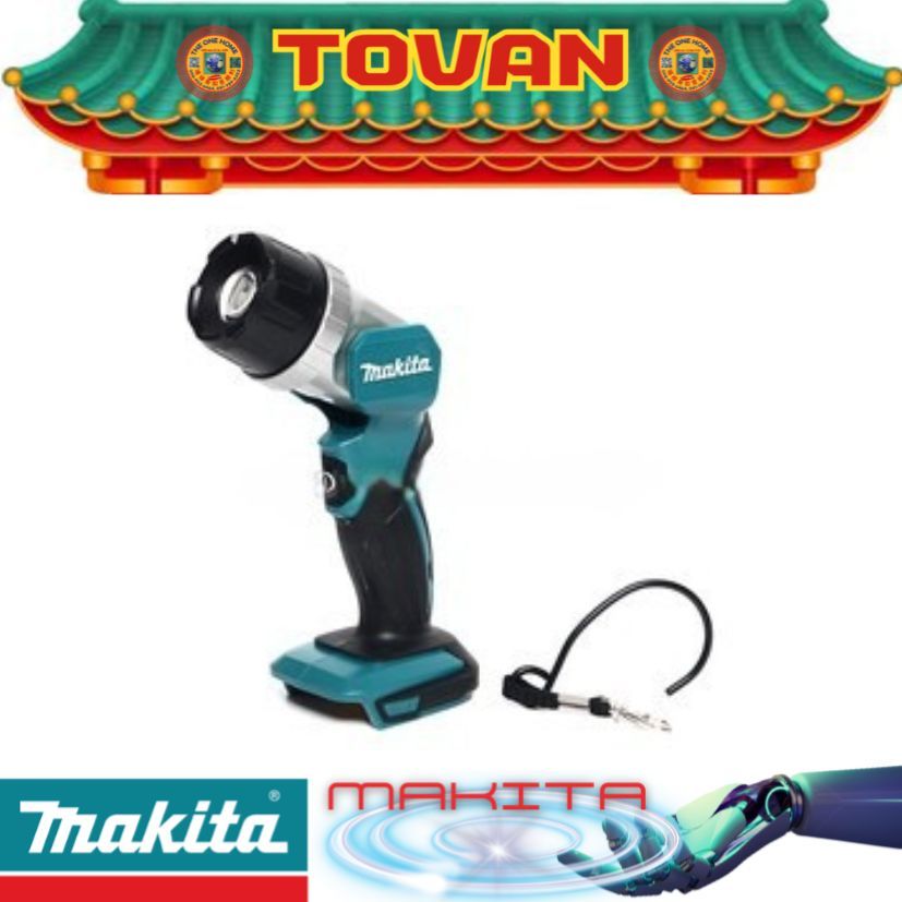 MAKITA รุ่น DML808 ไฟฉายไร้สาย LED 18 โวลต์ ไม่รวมแบตเตอรี่และแท่นชาร์จ