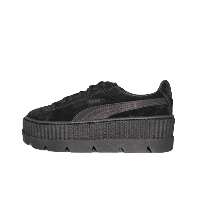 ของแท้ 100% PUMA Cleated Creeper Rihanna Fenty Black Women's sneaker