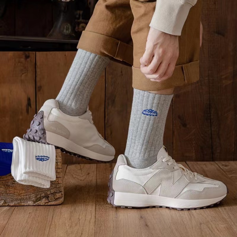 (ได้รับ 2-3 วัน) จัดส่งจากประเทศไทย~กีฬาถุงเท้าผ้าฝ้ายระบายอากาศผู้ชายและผู้หญิงถุงเท้าสูงน่อง - รูปที่ 7