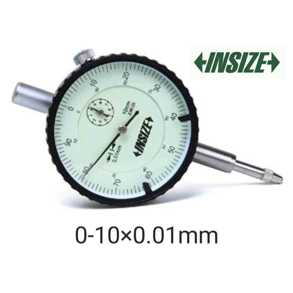 ไดอัลเกจ 10 mm × 0.01 mm Dial Indicator INSIZE รุ่น 2308-10A อินไซส์ ไดอัลเกจ์
