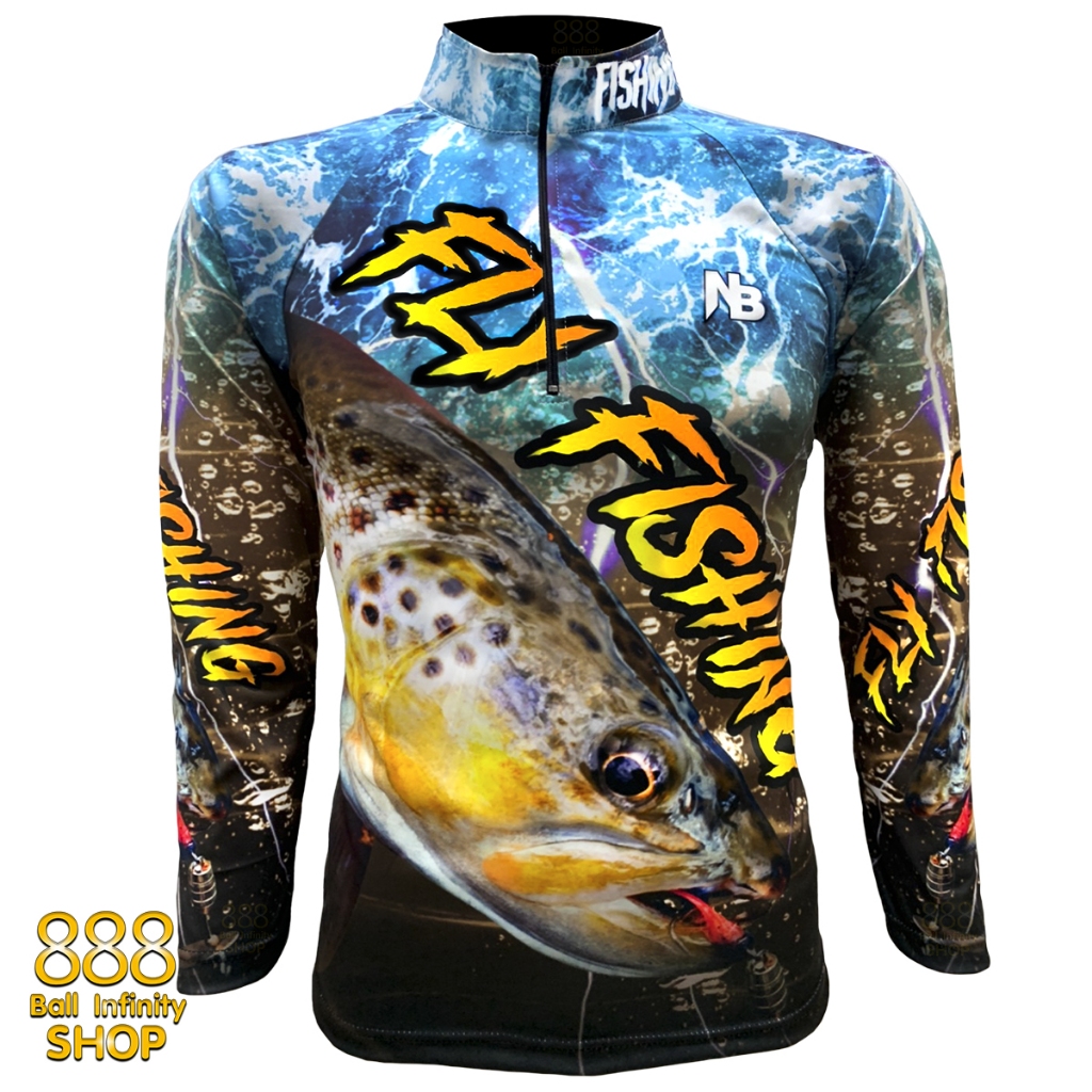 เสื้อตกปลา,ปั่นจักรยาน GI Ice Fly Fishing (สินค้าพร้อมจัดส่ง) ป้องกันแสง UV