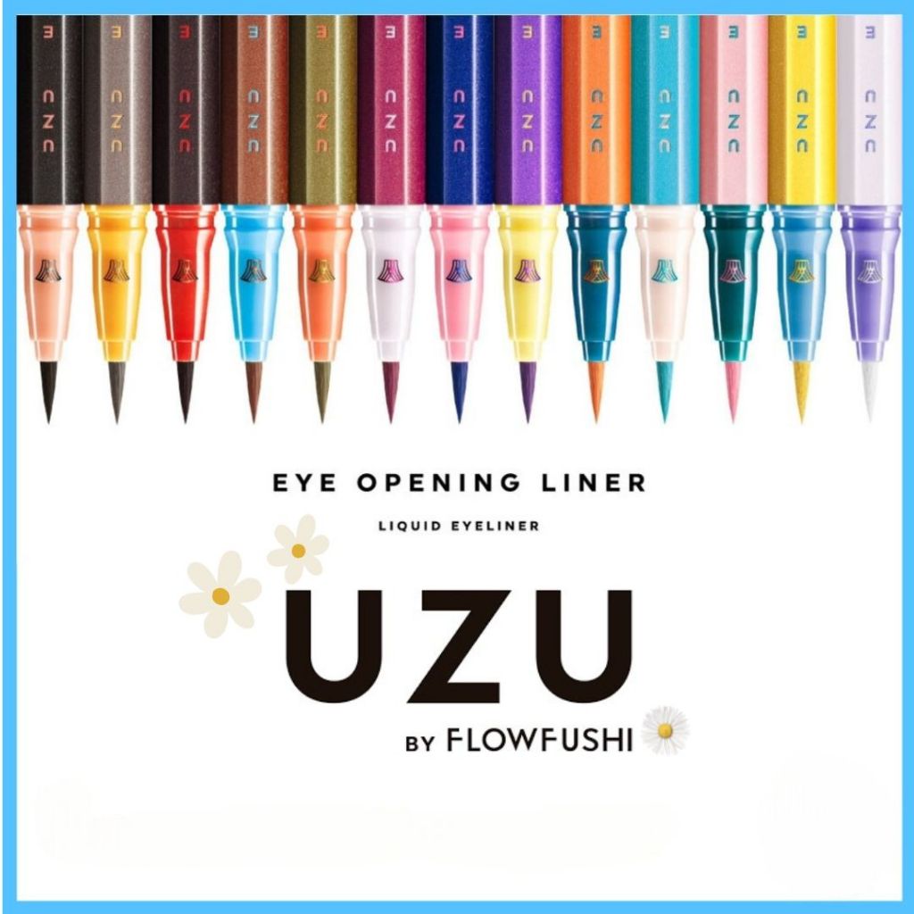UZU by Flowfushi Eye Opening Liner 🎨✨ อายไลเนอร์ที่ตอบโจทย์การแต่งตาทุกสไตล์ ด้วยสูตรกันน้ำ ติดทนยาวนานตลอดวัน 💖