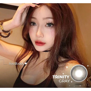 กาแล็กซี่เลนส์ เลนส์กากเพชรxเลนส์ฟิวเตอร์ ฟิวไอดอลสาวจีน By Luxzy Lens Trinity Brown ค่าสาตาปกติ-750