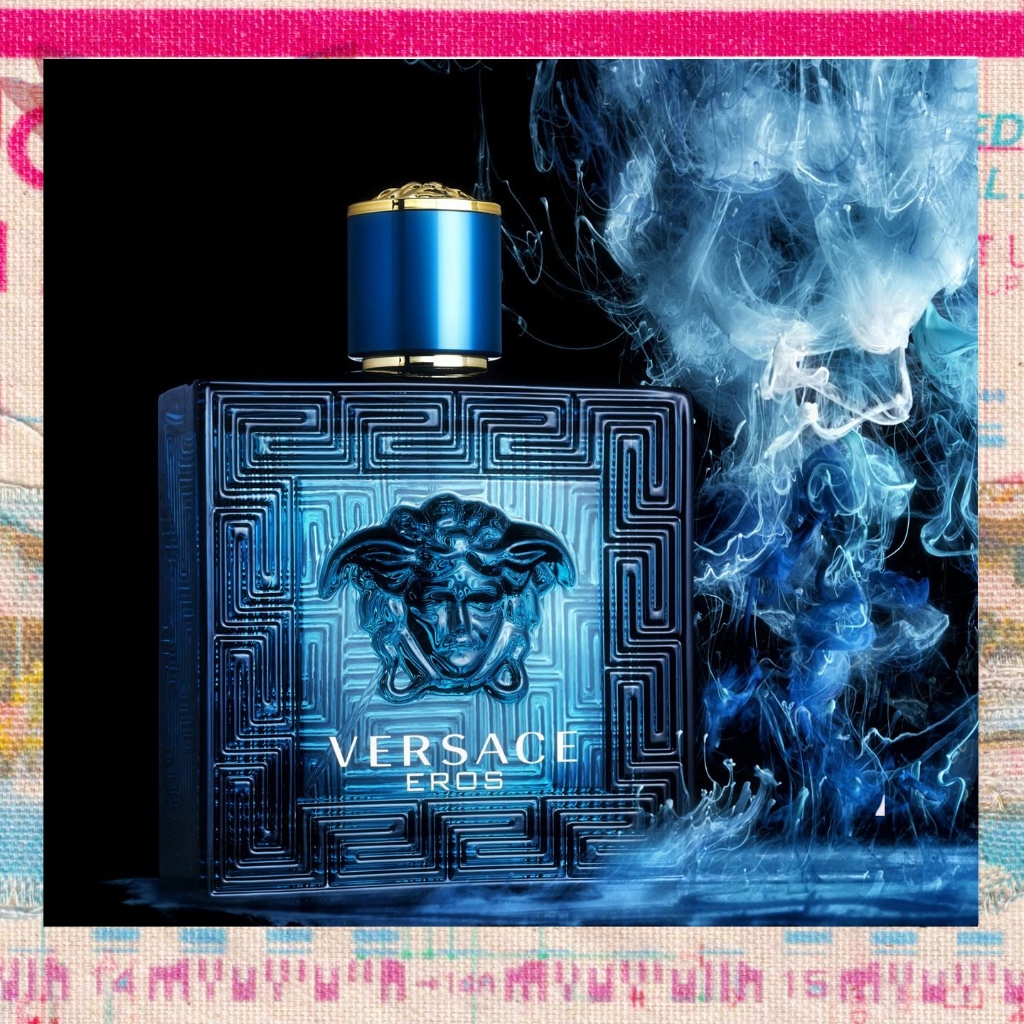 🌹จัดส่งฟรีทั่วโลก🌹Versace Eros EDT/Eros Flame EDP Perfume Spray 100ml