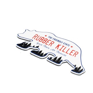 Rubber Killer - THE FRIENDLY STATE FRIDGE MAGNET - 202960113