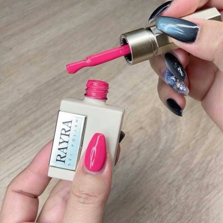 สีเจล New Rayra premium gel Barbie Pink ชมพูบาบี้ Rayra20