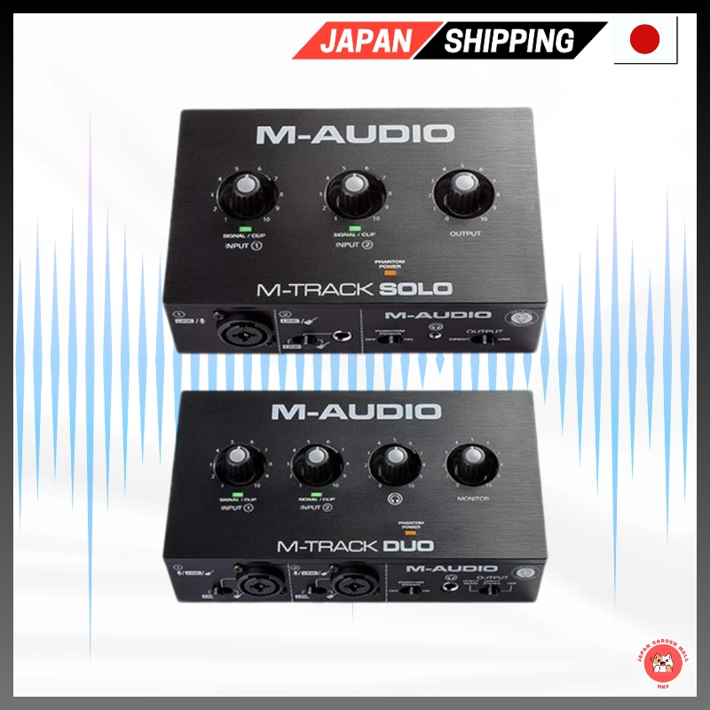 M-Audio M-Track Duo/M-Track Solo & Duo USB Audio Interface for Recording,Streaming Direct from JAPAN