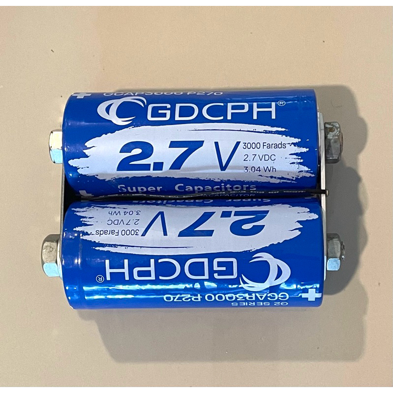 2 pack Super Capacitor GDPCH with Balancing 1500F 5.4 volts high CCA