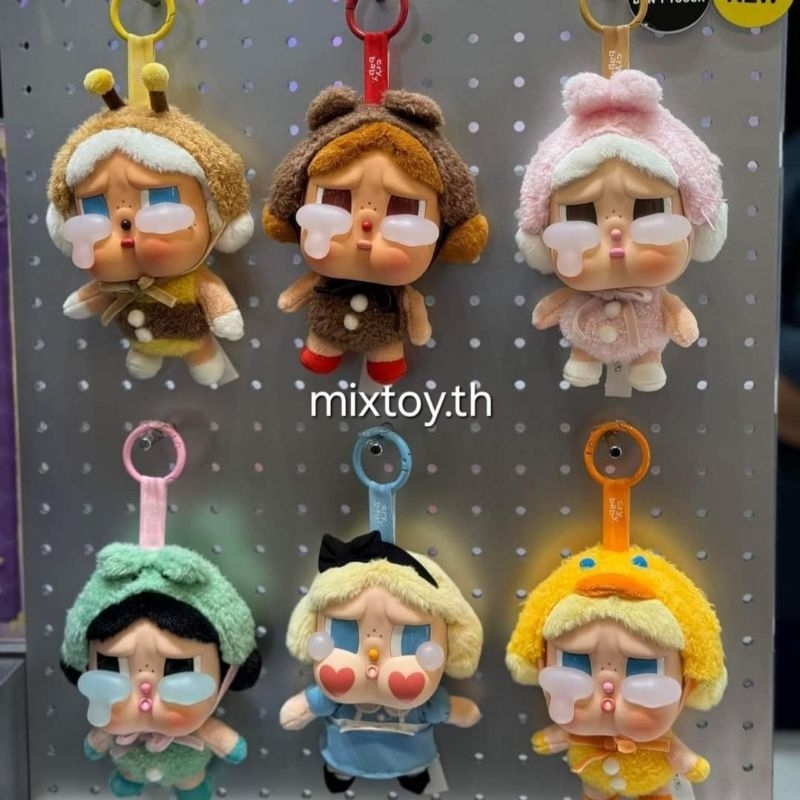 พร้อมส่ง แท้ % CRYBABY Crying Again Series - Vinyl Face Plush Blind Box [แบบจุ่ม/เลือกตัว]