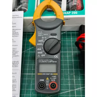 KYORITSU KEW SNAP 200 ของแท้ แคลมป์มิเตอร์ Clamp Meters มีใบกำกับภาษี KT200 SNAP200