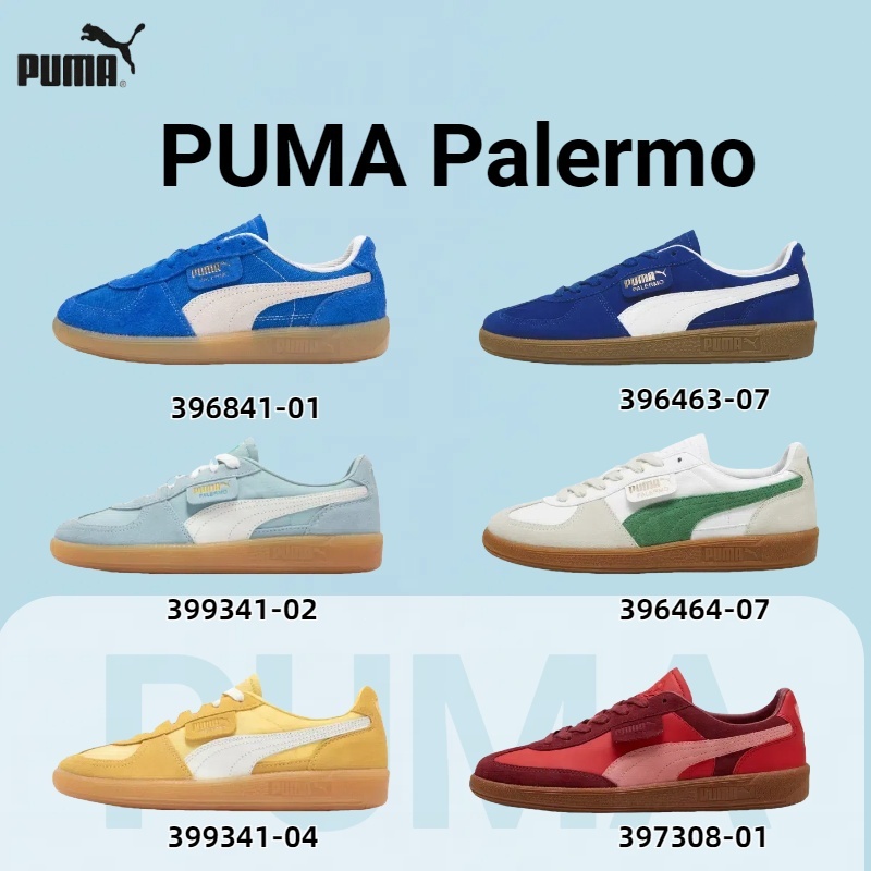 【จัดส่งฟรี ของแท้ 】 PUMA Palermo 396841-01 396463-07 399341-02 396464-07 399341-04 397308-01 ทักแชทรับโค้ดส่วนลด
