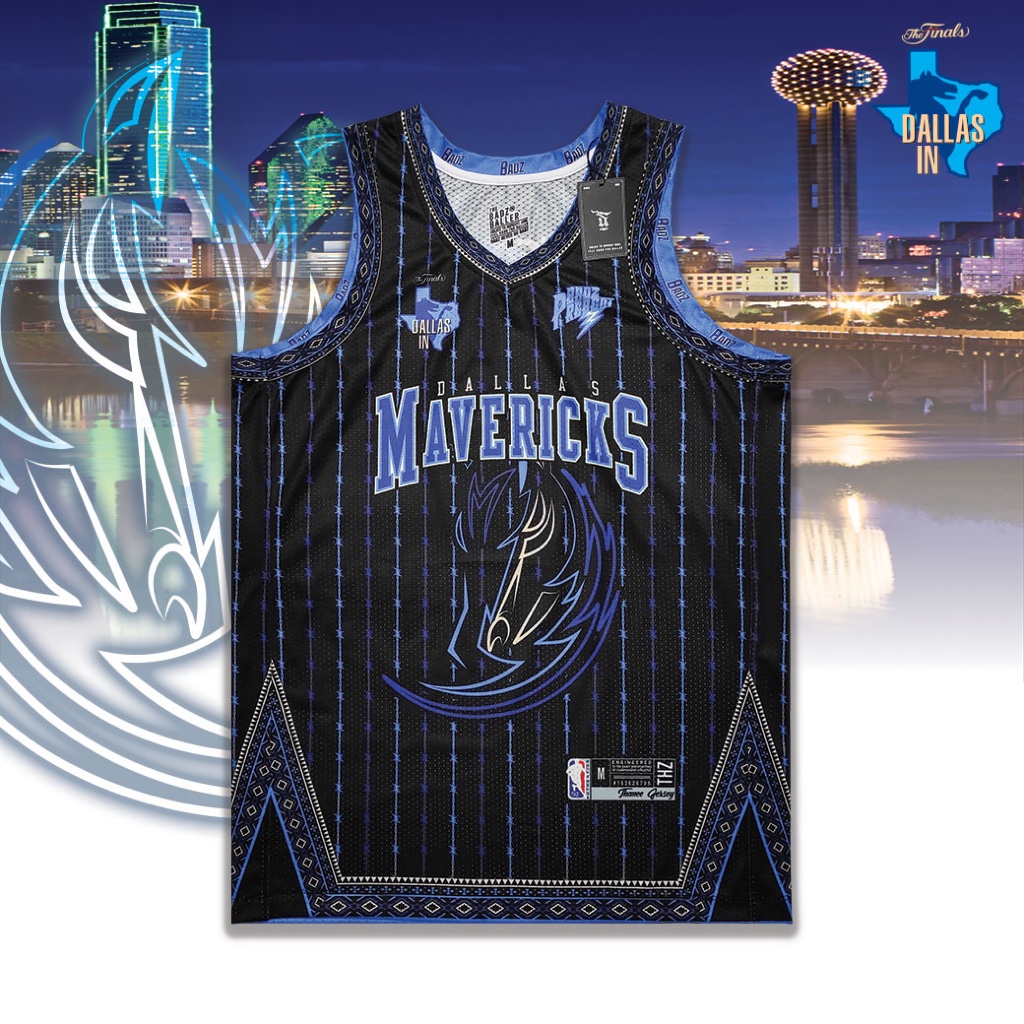 เสื้อบาส (แขนกุด) Jersey DALLAS NATIVE มีไซส์ใหญ่