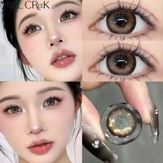 [จัดส่ง2-3วัน] MILL CREEK คอนแทคเลนส์ สีน้ำตาลธรรมชาติ Black…